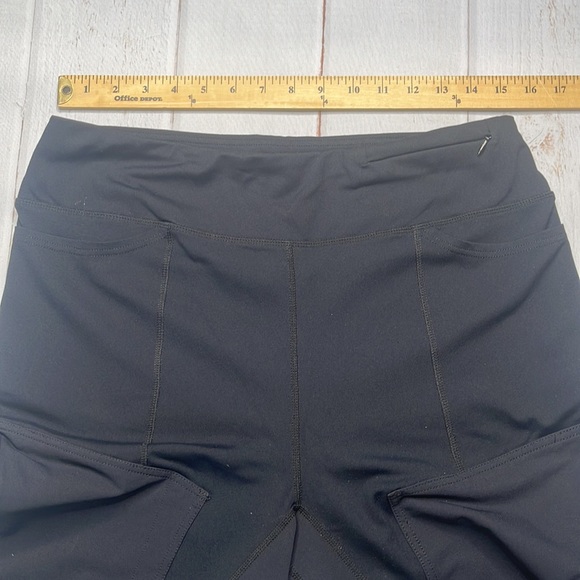 Ladies Dovetail Workwear L Leggings Black Reinforced Zipper Pockets Utility - Picture 12 of 14